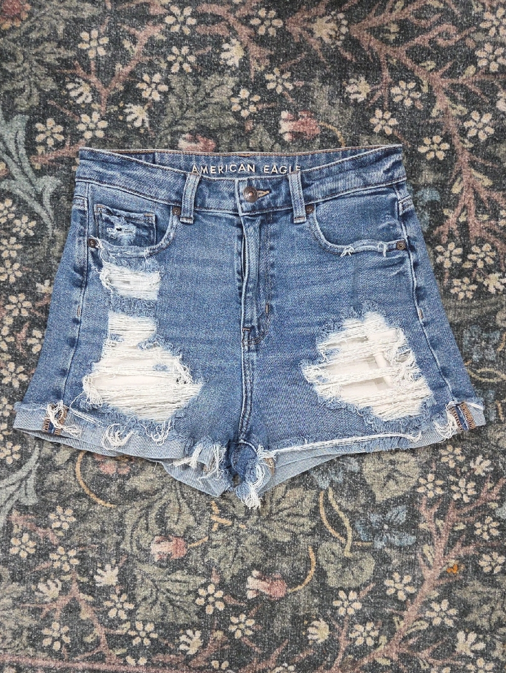 AE High Rise Mom Shorts